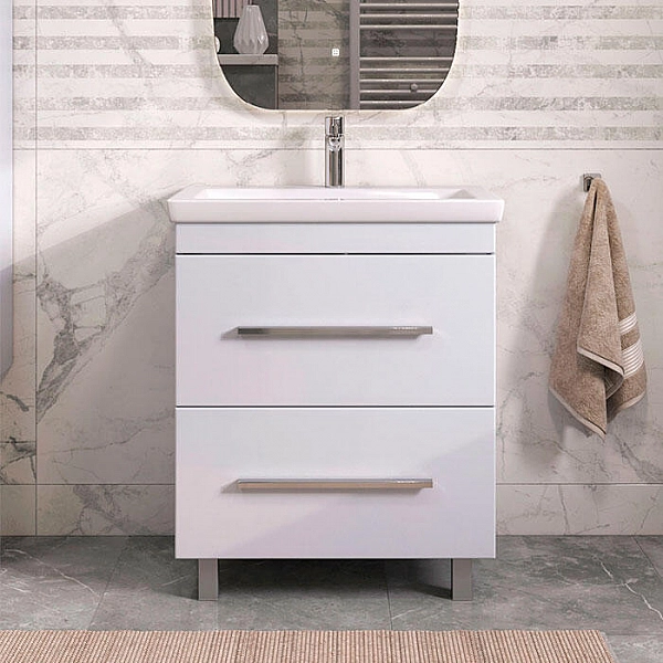 Тумба Vigo Land 700-0-2 + умывальник Cersanit Como 70