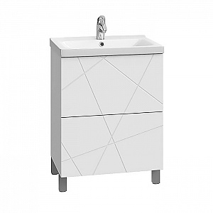 Тумба Vigo Geometry 500-0-2 + умывальник Kirovit Фостер 50