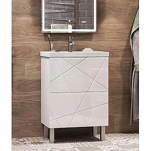 Тумба Vigo Geometry 500-0-2 + умывальник Kirovit Фостер 50. Изображение - 1