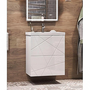 Тумба Vigo Geometry 500-0-2 + умывальник Kirovit Фостер 50. Изображение - 2