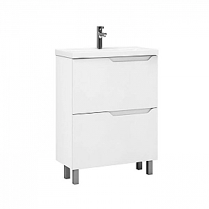 Тумба Vigo Neo 600-0-2 102 матовый гладкий + умывальник Vigo Neo 9696-60