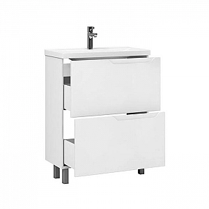 Тумба Vigo Neo 600-0-2 102 матовый гладкий + умывальник Vigo Neo 9696-60. Изображение - 1