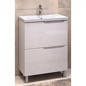 Тумба Vigo Neo 600-0-2 102 матовый гладкий + умывальник Vigo Neo 9696-60. Изображение - 2