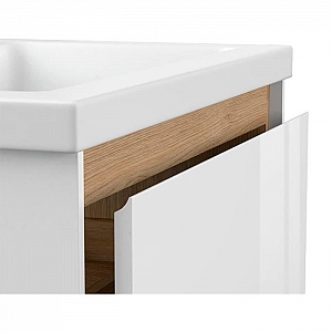 Тумба Cersanit Louna 60 64070 + умывальник Cersanit Como 60 белый. Изображение - 4