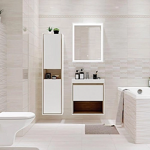 Тумба Cersanit Louna 60 64070 + умывальник Cersanit Como 60 белый. Изображение - 5