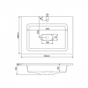 Тумба с умывальником Iddis Esper ESP60W0i95K подвесная с ящиком 60 см белая. Изображение - 15