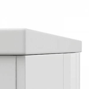 Тумба подвесная Cersanit Colour 80 SZ-COL-CM/COL/80 Push-to-open белый  + умывальник Cersanit Moduo 80. Изображение - 5