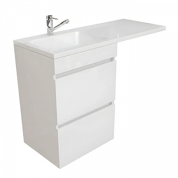 Тумба Emmy Джерси 120 + умывальник Marko Марсал 120 левый