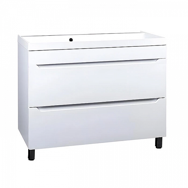 Тумба Vako Фрост Слим 70 2 ящика + умывальник Marko Слим 70