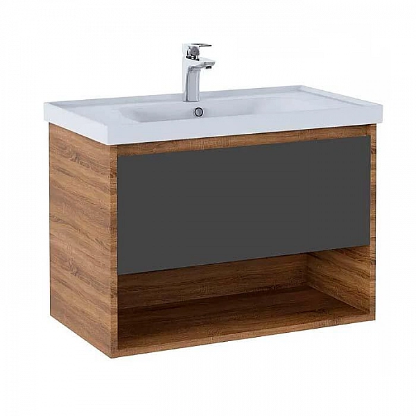 Тумба Vako Смарт Слим 70 + умывальник Marko Слим 70