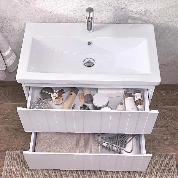 Тумба Vigo Finlay 800-0-2 + умывальник Cersanit Como 80