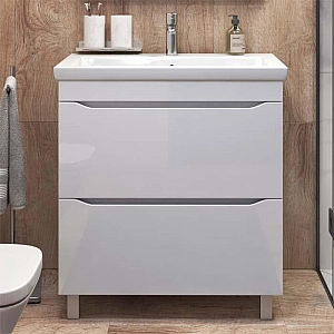 Тумба Vigo Grani 800-0-2 + умывальник Cersanit Como 80. Изображение - 2