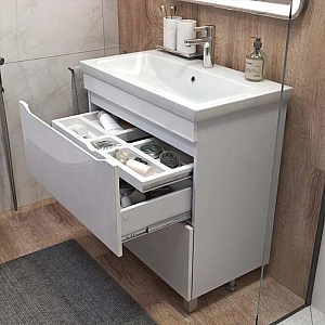 Тумба Vigo Grani 800-0-2 + умывальник Cersanit Como 80. Изображение - 4