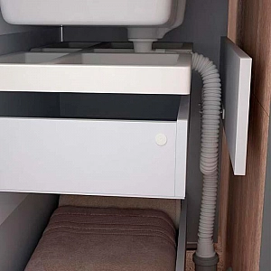 Тумба Vigo Grani 700-0-2 белая + умывальник Cersanit Como 70. Изображение - 6