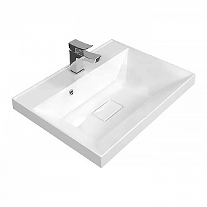 Тумба Марта Айсберг DA3503T бетон + умывальник Versalia Bazis 60. Изображение - 5