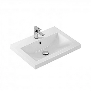 Тумба Vigo Grani 600-0-2 дуб золото + умывальник Cersanit Como 60. Изображение - 6