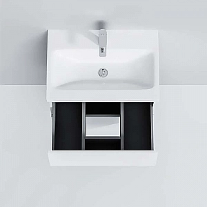 Тумба AM.PM Gem M90FHX06022WG навесная + умывальник M90WCC0602WG. Изображение - 2