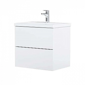 Тумба AM.PM Gem M90FHX07522WG навесная + умывальник M90WCC0752WG