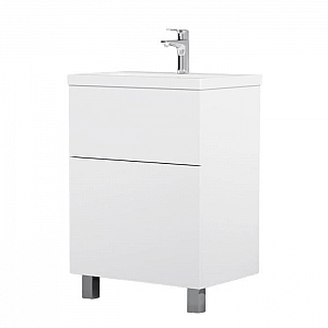 Тумба AM.PM Gem M90FSX06022WG32 напольная + умывальник M90WCC0602WG