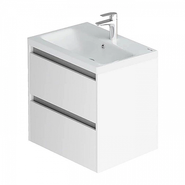 Тумба с умывальником AM.PM Pulse M91-FHX0602-WCC0602WG подвесная