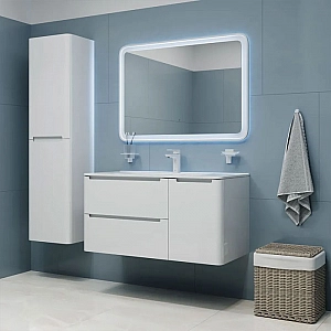Тумба с умывальником Iddis Edifice EDI10W1i95K подвесная 100 см белая. Изображение - 8