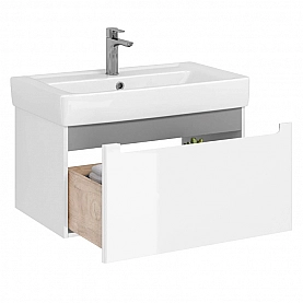 Тумба Lemark Buno Mini 80 LM05BM80T + умывальник Dreja Q 80 192185. Изображение - 1