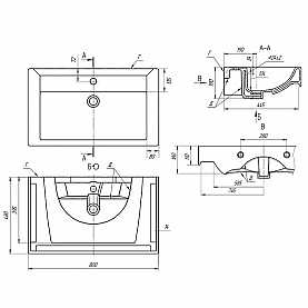 Тумба Lemark Buno Mini 80 LM05BM80T + умывальник Dreja Q 80 192185. Изображение - 8