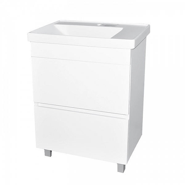 Тумба Бел-Гаммари Гамма Р24оФ8/2-У60 + умывальник Sanovit Кватро-8060