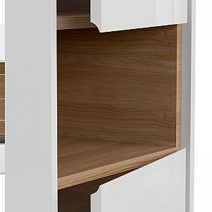 УЦЕНКА Шкаф-пенал Cersanit Louna SP-SL-LOU/Wh подвесной. Изображение - 10