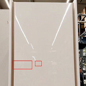 УЦЕНКА Шкаф-пенал Cersanit Louna SP-SL-LOU/Wh подвесной. Изображение - 3