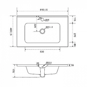 Тумба с умывальником AM.PM Sense M7B-FUX0802WG-WCC0802WG. Изображение - 9