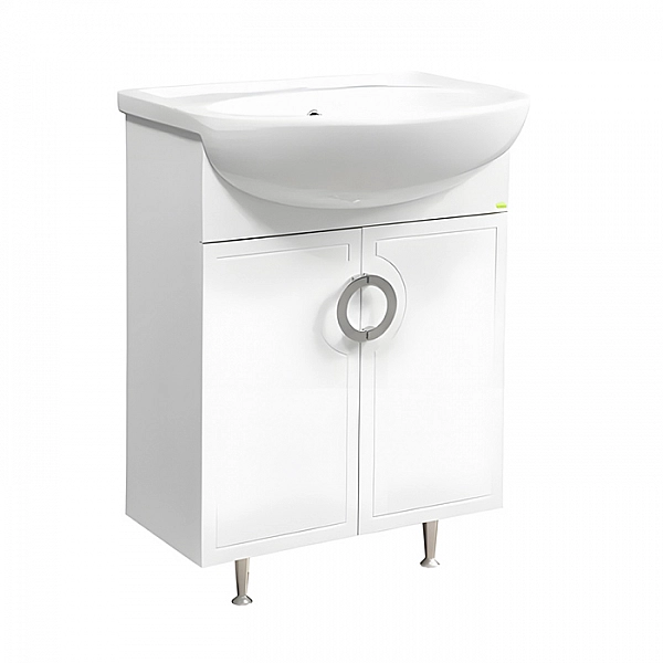 Тумба Vako Вероника 60 + умывальник Santek Балтика 60