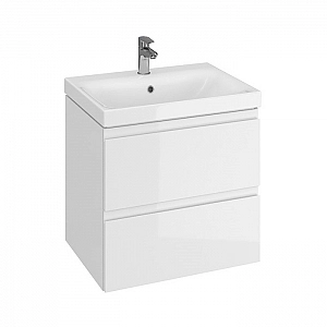 Тумба Cersanit Moduo SB-SZ-MOD-MO60/Wh + умывальник Cersanit Moduo 60