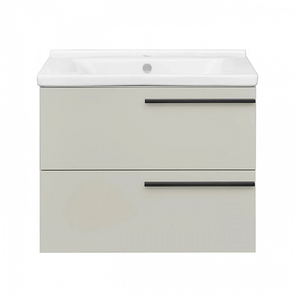 Тумба с умывальником Акватон Амели 80 1A2624K0AE7A0 дымка