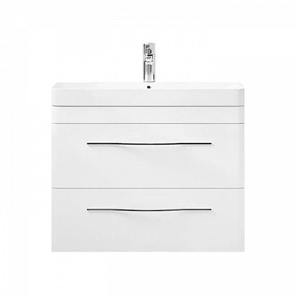 Тумба Velvex Jill 800-0-2 навесная + умывальник Vigo 9595-80