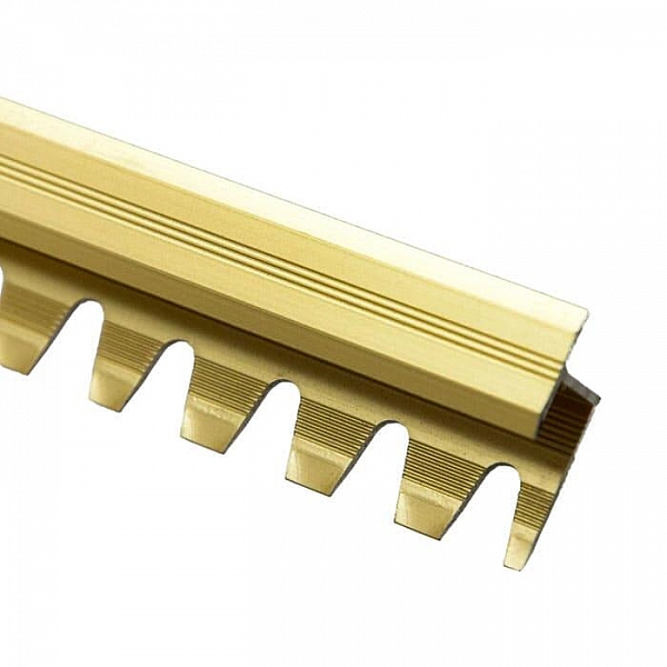 Профиль Русский профиль РП-АКП-21 10 мм анодированный золото матовый 2.5 м гибкий