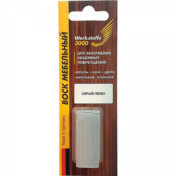 Воск мебельный Werkstoffe 3000 С12-390 для заполнения объемных повреждений