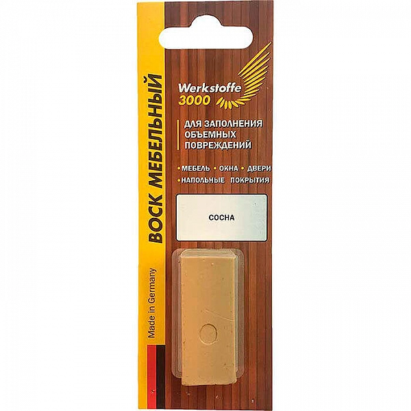 Воск мебельный Werkstoffe 3000 С 12-030 4 см