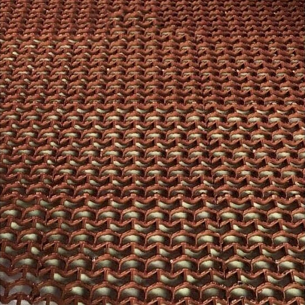 Дорожка Волна 704 1 м коричневая