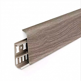 Плинтус напольный Ideal Deconika 296 Орех серый 2200*70*21 мм