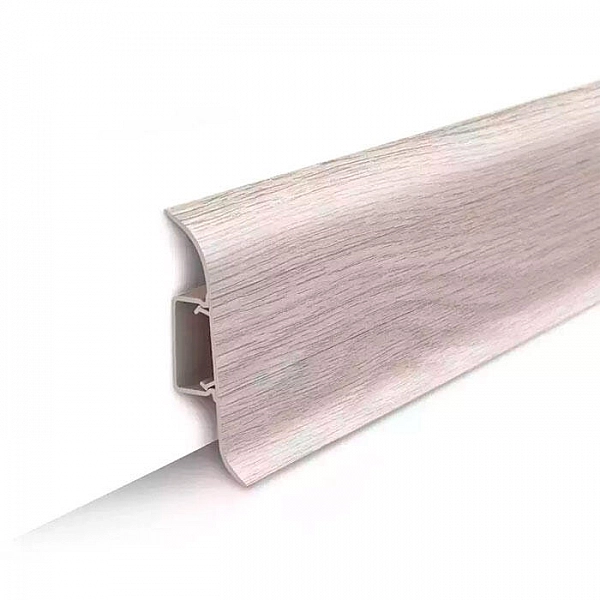 Плинтус напольный Ideal Классик К55 251 Ясень 2200*55*22 мм
