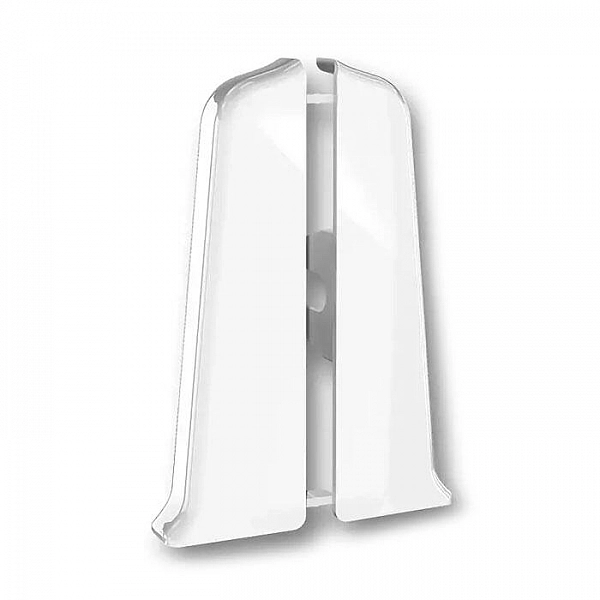 Заглушка для плинтуса Ideal Deconika 85 мм 001-0 Белый глянцевый 1 пара