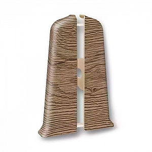 Заглушка для плинтуса Ideal Deconika 55 мм 211 Дуб рустик 1 пара