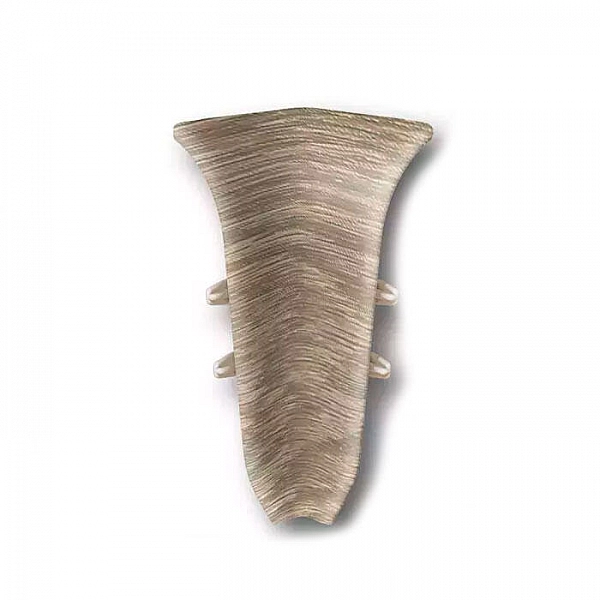 Угол внутренний для плинтуса Ideal Классик 55 мм 208 Дуб мокко