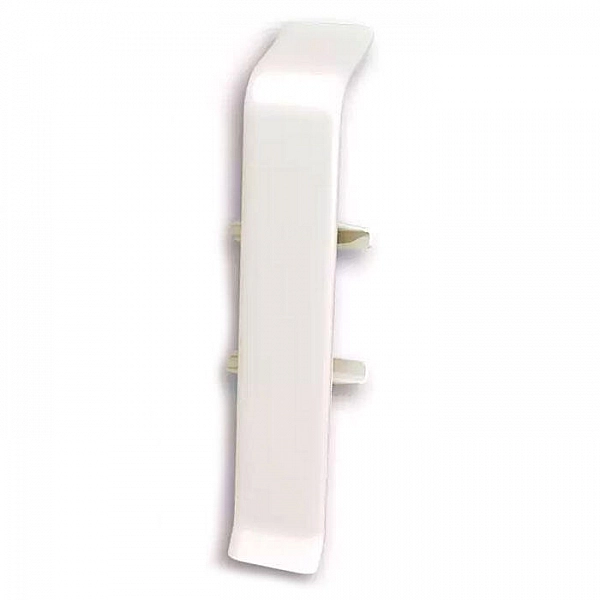 Соединитель для плинтуса Ideal Deconika 70 мм 033 Кремово-белый