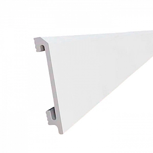 Плинтус напольный Солид UHD Polymer 1 54/100 Белый 2400 мм