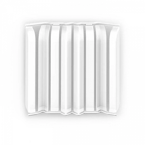 Накладки для плинтуса Ideal Дюра 80 мм 001 Белый округлый