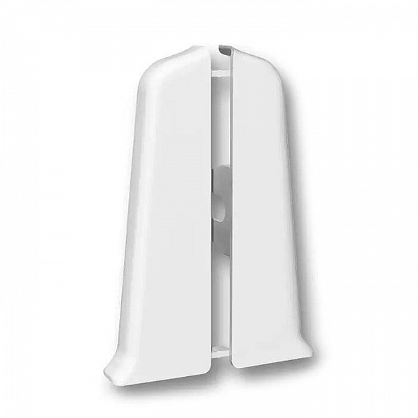 Заглушка для плинтуса Ideal Deconika 100 мм 001 Белый 1 пара