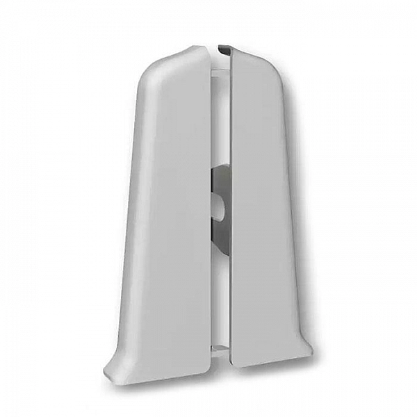 Заглушка для плинтуса Ideal Deconika 100 мм 002 Светло-серый 1 пара