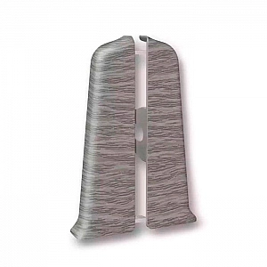 Заглушка для плинтуса Ideal Deconika 70 мм 210 Дуб пепельный 2 шт